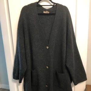 H&M plus Oversized Tunic Cardigan